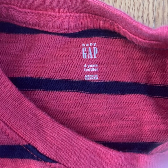Gap Dip Dyed Ombré Striped Short Sleeve Tee - Picture 4 of 7